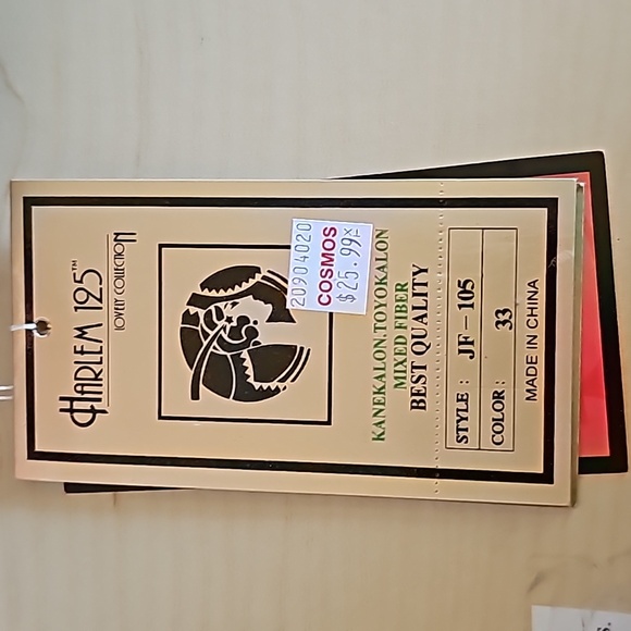 HARLEM 125 w black stretch headband wig - Picture 4 of 6